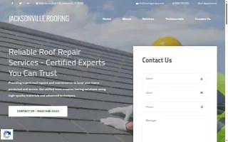 Jacksonville Roofing website