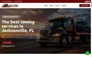 Jax Turbo Towing website