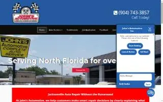 John’s Automotive Inc. website