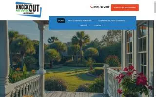 KNOCKOUT Pest Control Jacksonville website
