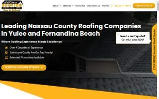 LePierre Roofing of Jacksonville website