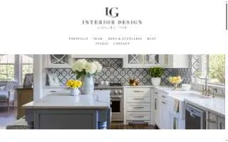 LG Interior Design Collective website