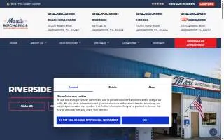 Maxi’s Mechanics Auto Repair & Service - Riverside website