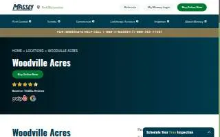 Peninsular Pest Control website