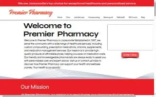 Premier Pharmacy On 8th Street website