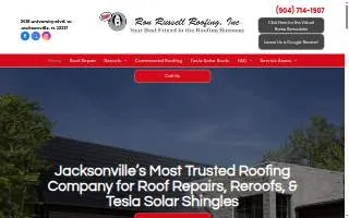 Ron Russell Roofing, Inc website