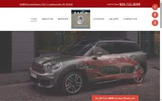 Sam's Automotive of Jacksonville website