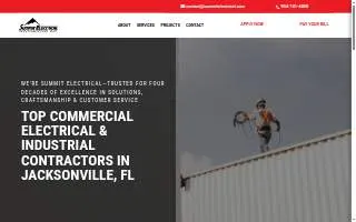 Summit Electrical Contractors of Jacksonville website