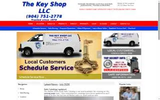 The Key Shop LLC website
