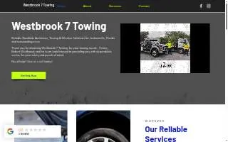 Westbrook7 Towing And Roadside Services - Jacksonville website