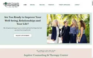 Jupiter Community Counseling website