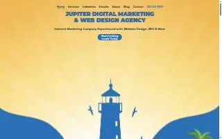 Jupiter Marketing Agency website