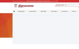 Signarama Jupiter website