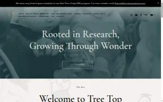 Tree Top Academy website