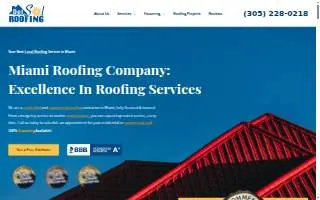 Del Sol Roofing of Kendale Lakes website