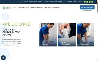 Fisher Chiropractic Center website