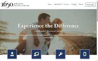 1650 Wealth Management of Kendall website