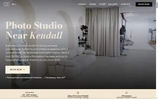 Creative Canvas Photo Studio Miami website