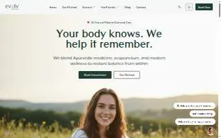 Evolv Wellness of Kendall website