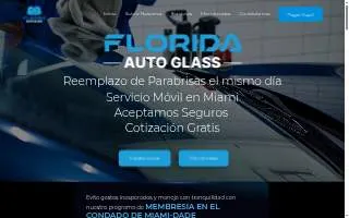 Auto Glass South Florida website