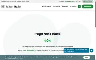 Baptist Health Urgent Care | West Kendall website