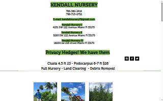 Kendall Nursery and Landscaping II of Kendall West