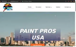 Paint Pros USA website