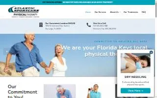 Atlantic Sportcare Physical Therapy website
