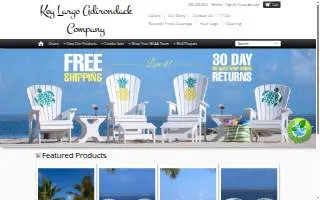 Key Largo Adirondack Company website