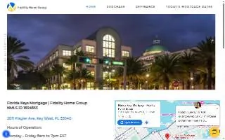 Big Pine Key Mortgage website