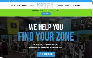 Bodyzone Fitness website