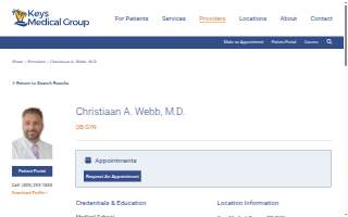 Christiaan Webb, M.D.