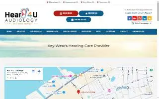 Hear 4 U Audiology website