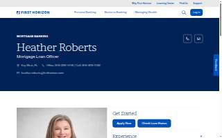 Heather Roberts, Mortgage Loan Officer - First Horizon Bank