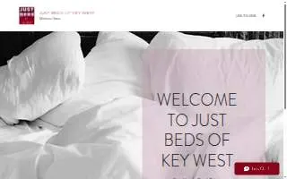 Just Beds of Key West website