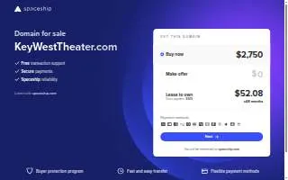 Key West Theater website