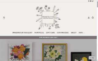 Pressed Bloom Bouquet Preservations