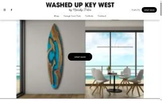 Washed Up Key West website