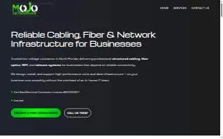 Mojo Networking Solutions website