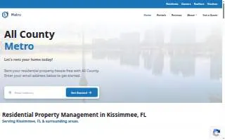All County Metro Property Management website