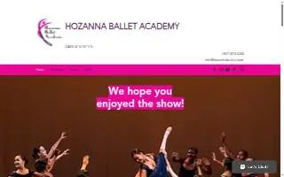 Hozanna Ballet & Dance Academy Inc of Kissimmee website