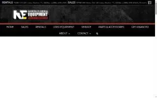 North Florida Equipment Rentals LLC website