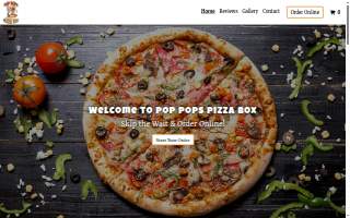 Pop Pops Pizza Box