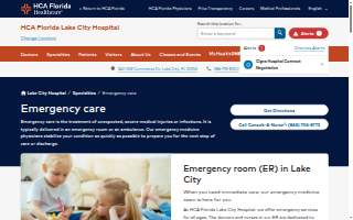 HCA Florida Lake City Hospital Emergency Room