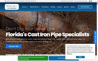 Blue Works Company Cast Iron Sewer Repair & Plumbing