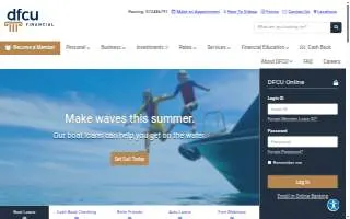 DFCU Financial of Citrus Park website