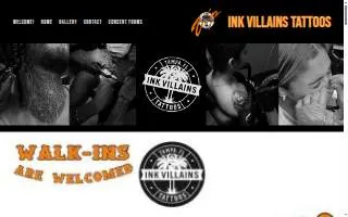 Ink Villains Tattoos of Lake Magdalene website