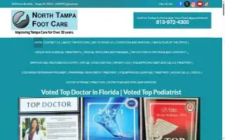 North Tampa Foot Care of Lake Magdalene website