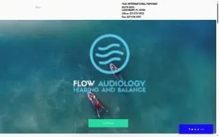 Flow Audiology Hearing and Balance website
