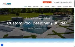 Pools By Bradley website